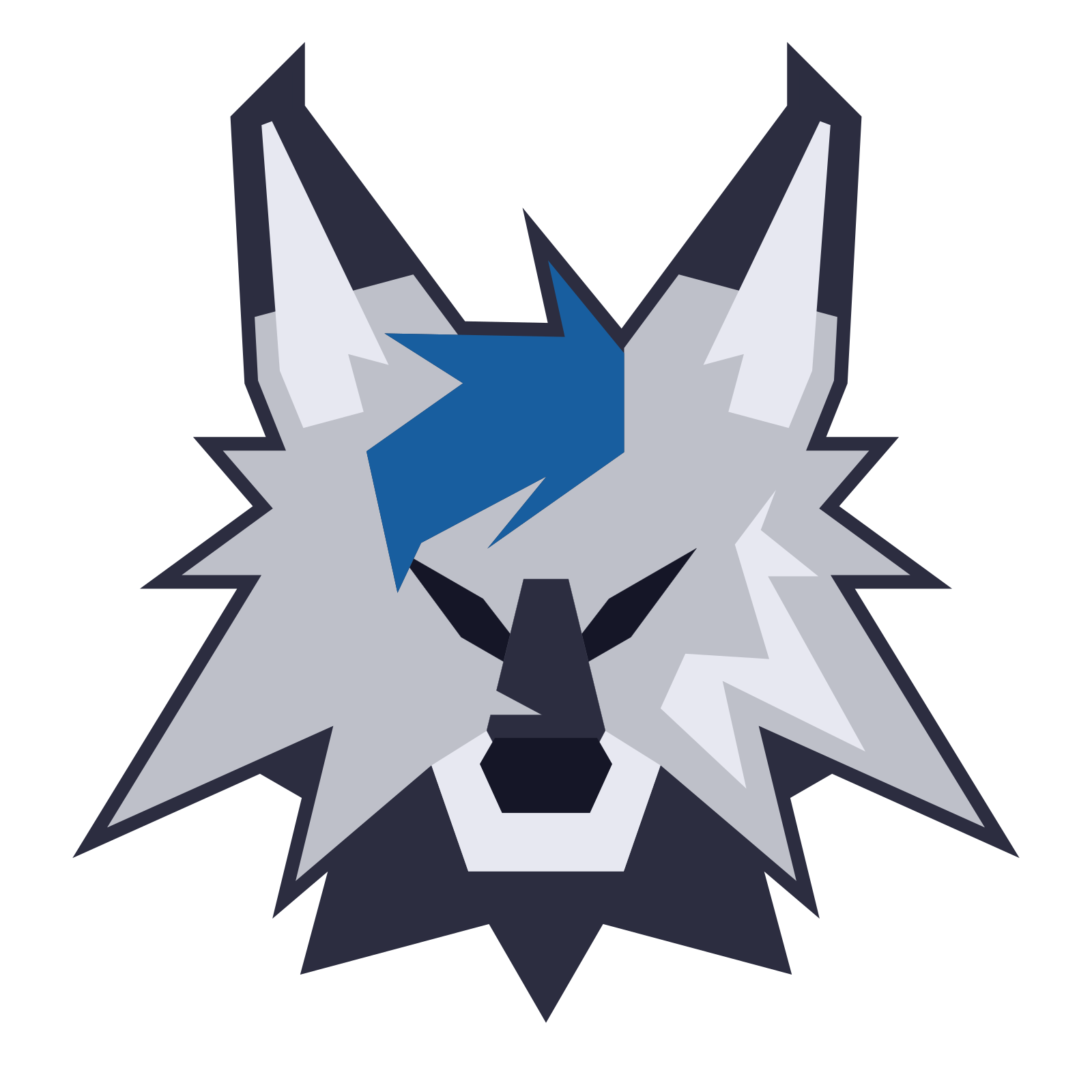 an angular rendition of FoxRunTime's fursona's head. credit to lemonade 2026